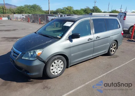 2007 Honda Odyssey Lx from USA, damaged, VIN 5FNRL38277B041890